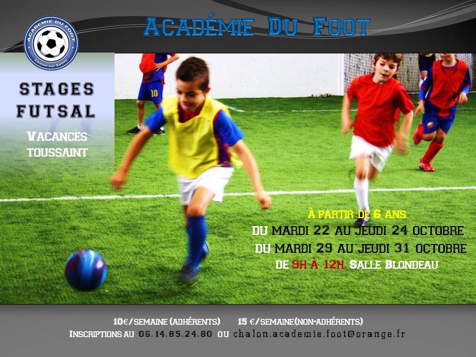 Flyer stage toussaint 2013